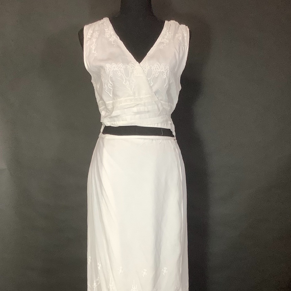 White Free People maxi dress